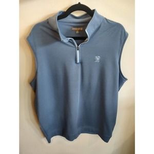 Peter Millar Crown Sports Golf Mens Sleeveless Polo Vest XL